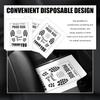 12PCS Paper Floor Mats for Cars Detail,Patterned Foldable Disposable Car Floor Mats for Shield Original Carpets from Dirt,Universal Disposable Floors