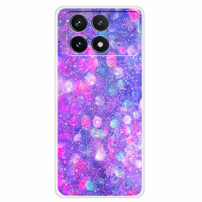 Clear Cover For Xiaomi Poco F6 Pro Case 2024 Paint Soft Silicone TPU Back Cases For Xiaomi Poco F6 Pro 5G Phone Cover Capa Coque