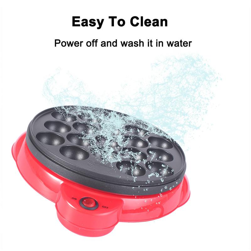 650W Electric Takoyaki Maker Donut Octopus Ball 18 Holes Grill Pan Professional Cooking Tools Household Maruko Baking Machine