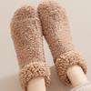 Fuzzy Socks for Women Non-slip Fluffy Home Floor Socks Soft Cozy Fleece Slipper Socks Winter Warm Ankle Socks
