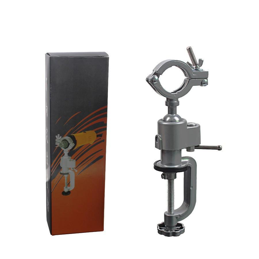 360° Rotating Aluminum Alloy Electric Drill Grinder Vise Stand