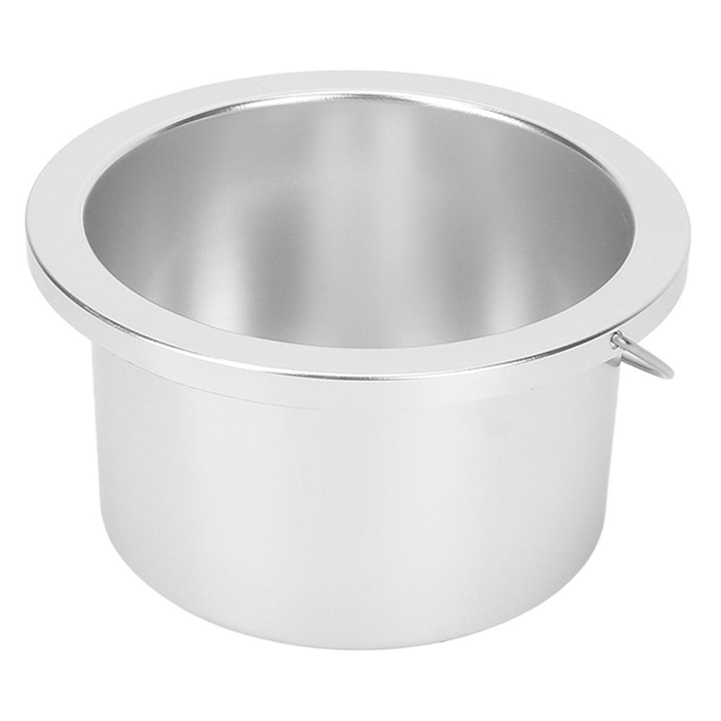 4.13in Wax Heat Machine Replacement Pot Aluminium Alloy Heating Quickly Evenly Wax Warmer Inner Pot Silver