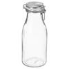 IKEA KORKEN: 1 L Clear Glass Bottle with Lid (805.413.63/80541363)