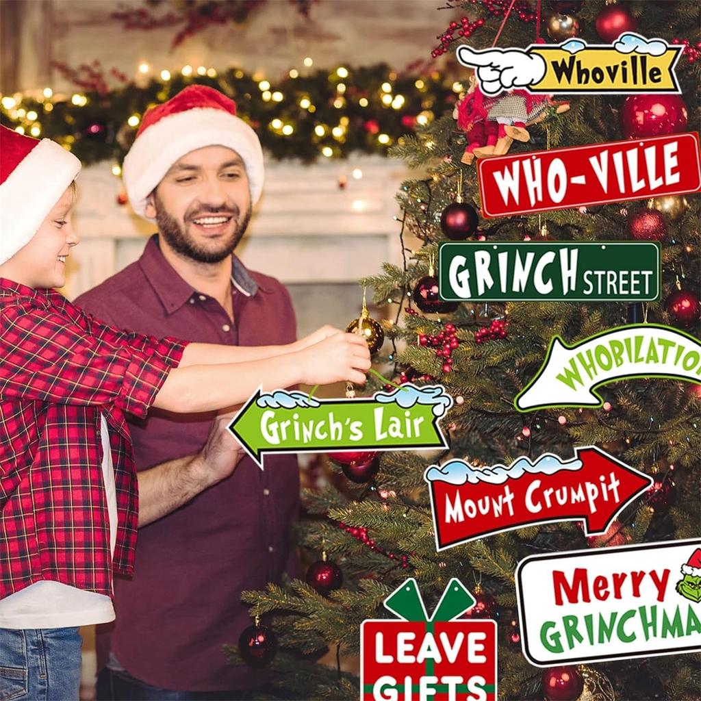 18 шт. Рождественские украшения для декора рождественской елки, Рождественские украшения для рождественской вечеринки