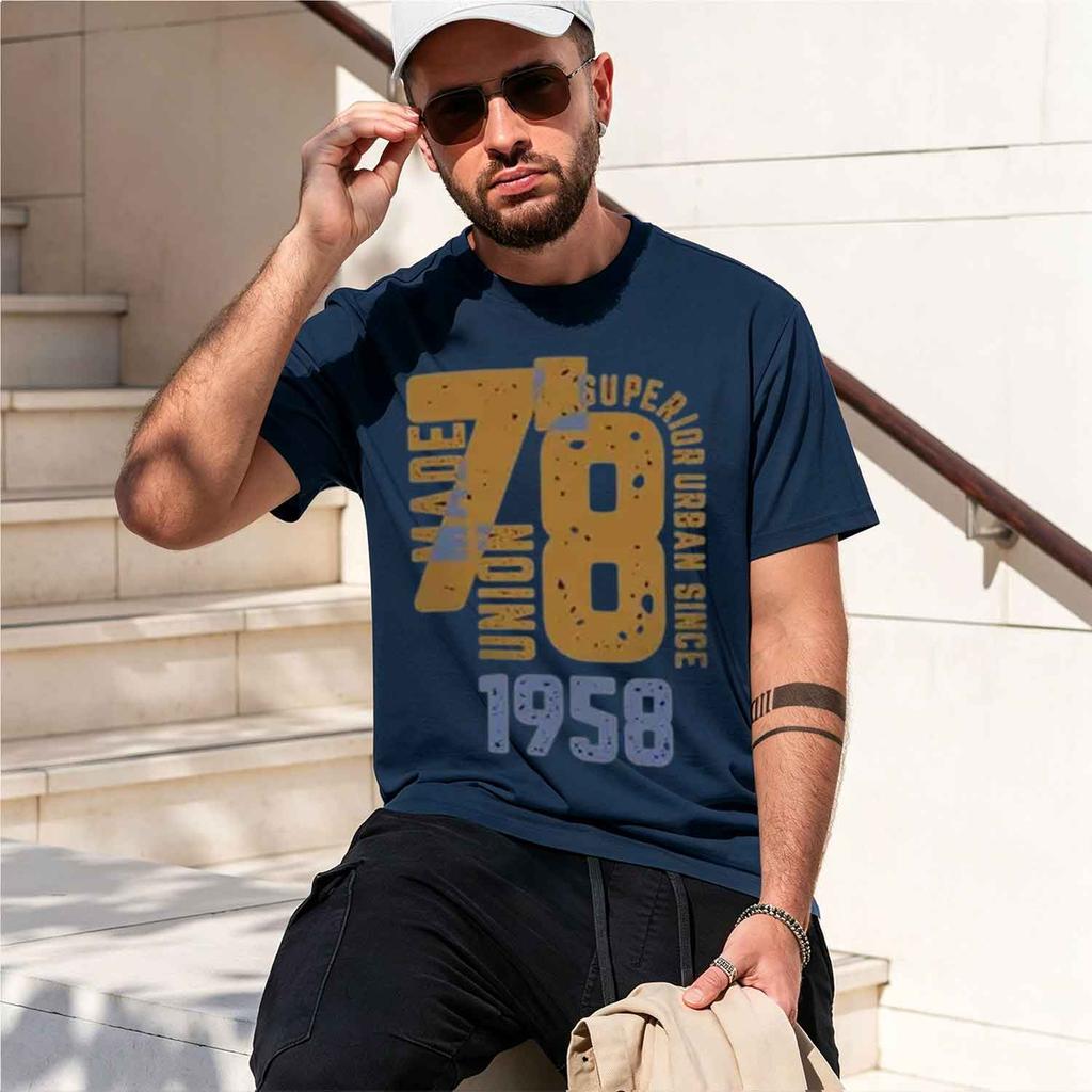 Unisexs Graph Tee Superior Uan Style Since 1958 Superior 2026 New Model Shortsleeve Crewneck Tshirt Classic Casual Multiple Co