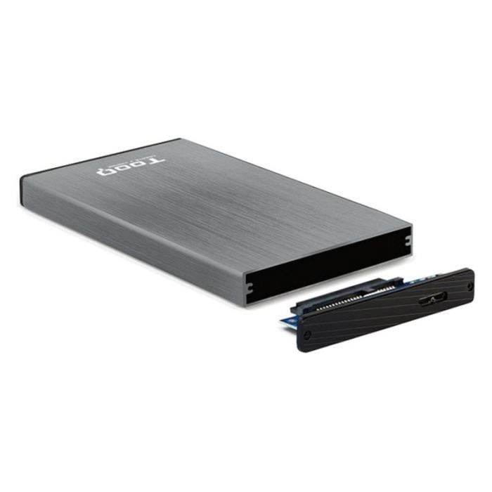 Boitier Externe - TooQ - TQE-2527G - Aluminium - USB 3.0 - 2,5 Pouces
