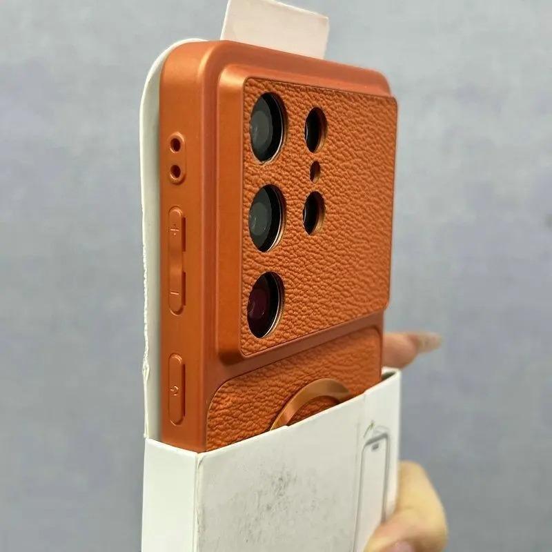 Чехол Для Samsung Galaxy S26 Ultra Кожа PU Накладка Магнитная Защитная Задняя Крышка Для Samsung S26 S26Plus Корпус