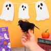Model Party Event Supplies Artificial Crows Halloween Ornament Lifelike Black Bird Feathered Raven