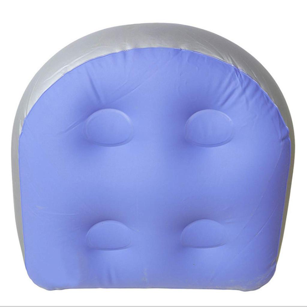 Booster Seat Inflatable Cushion Chair Backrest with Suction Cups Spa Inflatable Cushion Inflatable Pad for Adults Kids