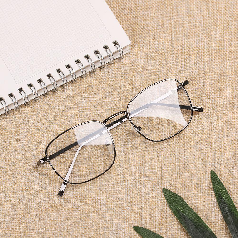 New Fashion Portable Metal Square Glasses Spectacles Optical Glasses Eyeglasses Frame