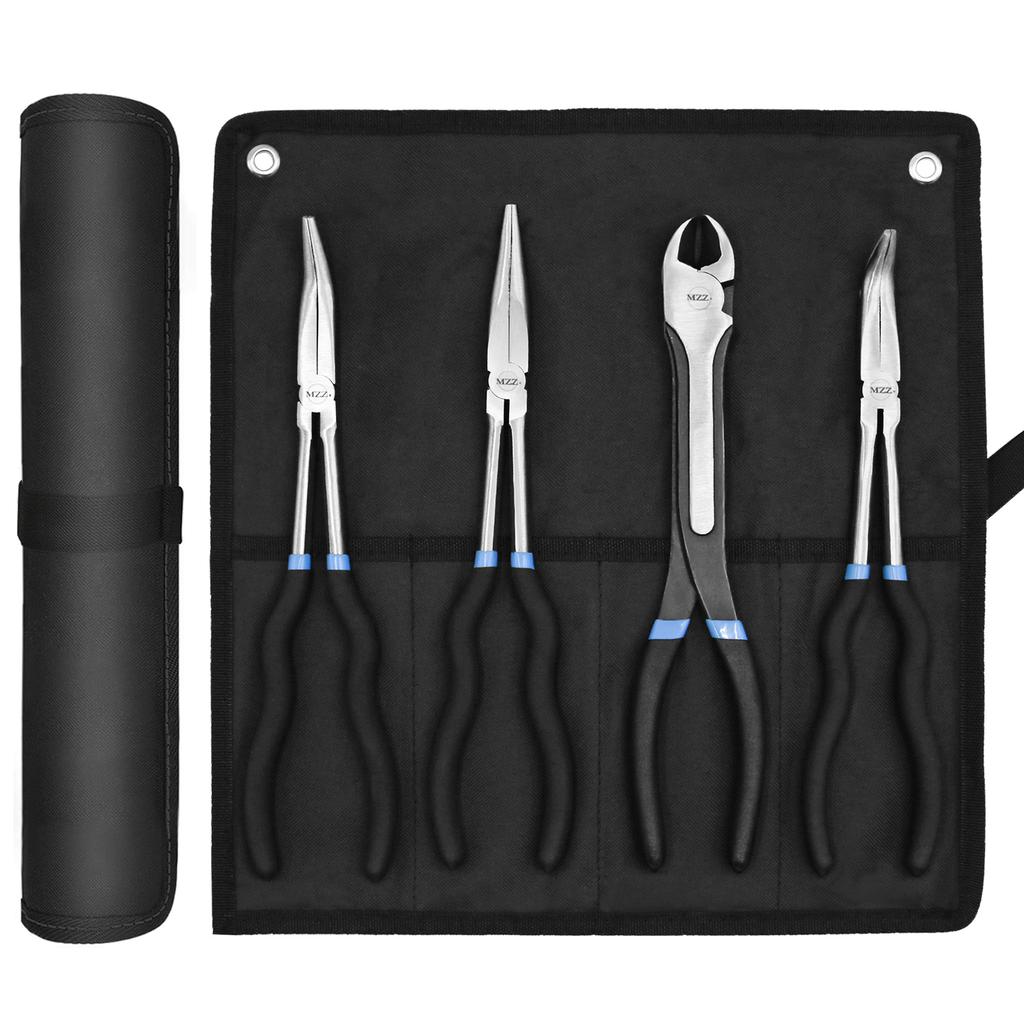 3/5Pcs Hose Gripper Plier Carbon Steel Spark Plug Removal Pliers Long Handle Car Electrical Disconnect Plier Radiator Hose Clamp