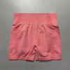 American Style Women's High-Waisted Seamless Elastic Tight-Fitting Quick-Dry Breathable Sports Fitness Running Yoga Shorts Three-Quarter Length Shorts