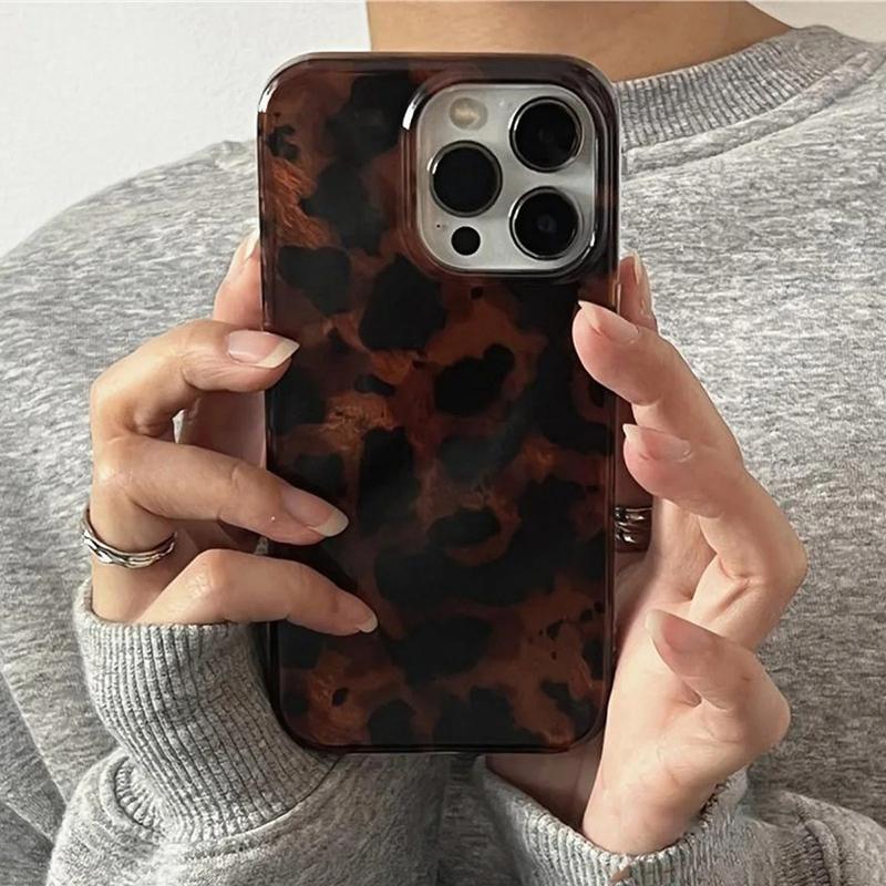Мода Y2K Ретро Янтарная Текстура Лазерный Чехол для Телефона для iPhone 17 16 15 Pro Max 14 13 12 11 16 Plus Ударопрочный Силиконовый Мягкий Чехол