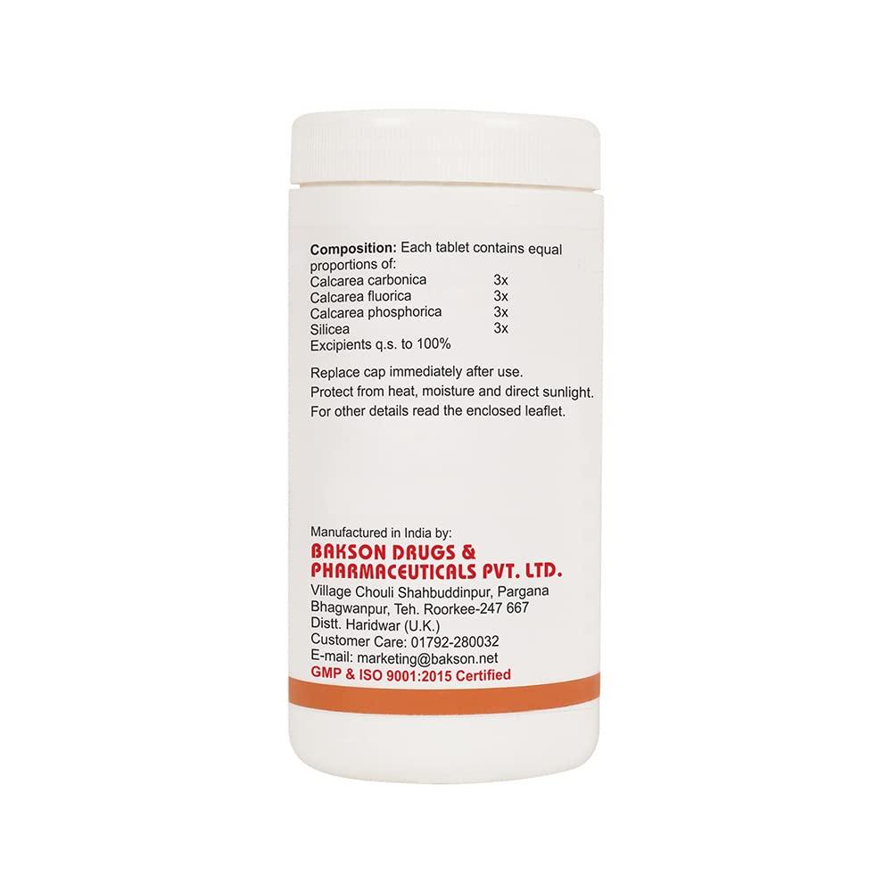 Dr. Bakshi's Bakson's Calci Aid Tablets 200 Tabs for Bone Strength and Vitality Support