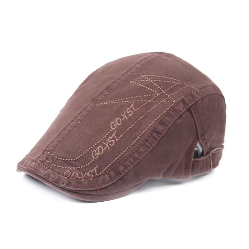 Cotton Beret Men's British Casual Cap Sun Hat Hat Forward Hat