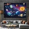 Background banner, vast universe planet pattern party decorationDJH
