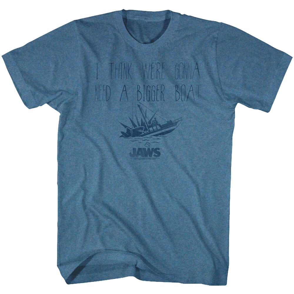 Jaws 70 Thriller Movie Orca Sinking We Need A Bigger Boat Men T Shirt