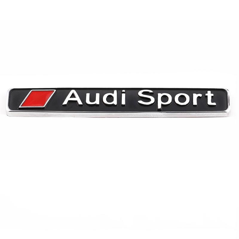 2026 Car Styling Logo Metal Sticker Body Trunk Decal For AN1 Quattro A3 A4 A6 A5 Q5 A1 Q7 Q3 TT S1 RS3 RS4 S3 S4 RS5 RS6 RS7 S5 S6