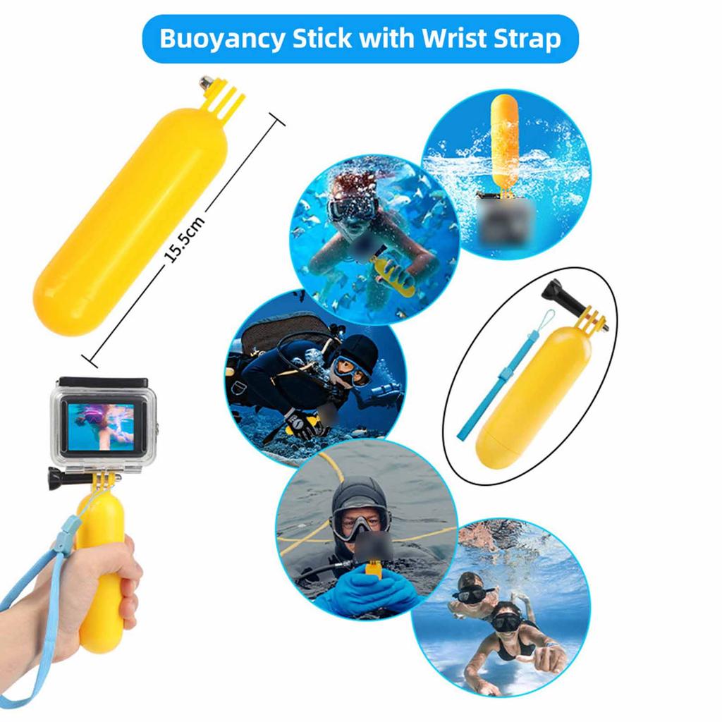 Комплект аксессуаров для экшн-камеры 120 в 1 Набор аксессуаров для спортивной камеры с чехлом для переноски Замена для GoPro Hero 12