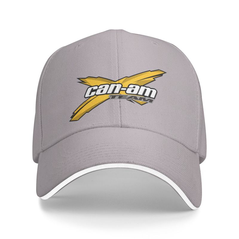 Бейсболка Can Am BRP на заказ для мужчин и женщин, дышащая мотоциклетная шляпа для папы, спортивная