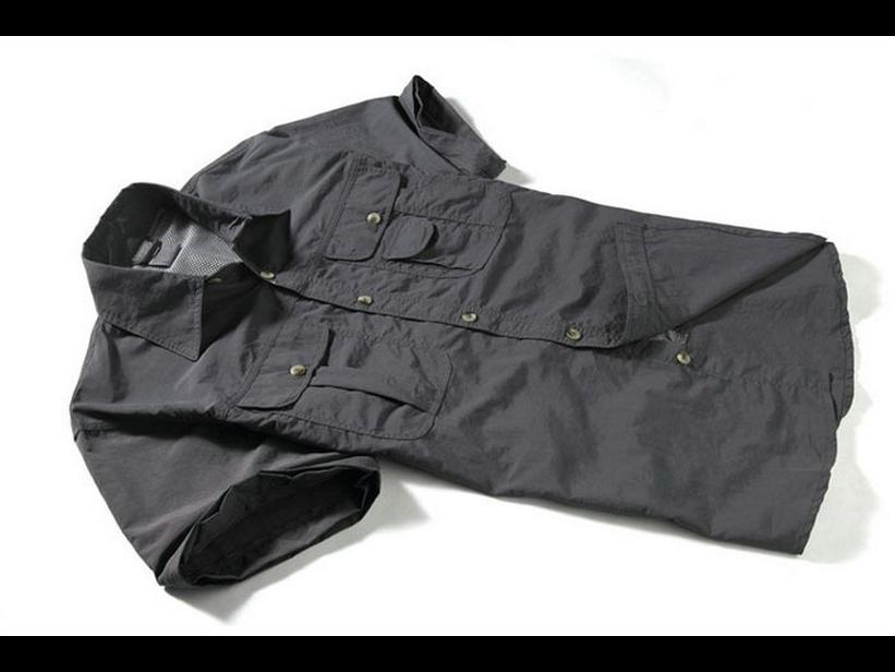 Мужские быстросохнущие уличные брюки и съемные шорты с защитой от солнца и вышитым логотипом