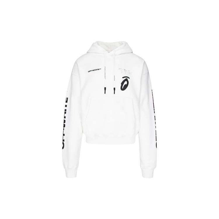 OFF WHITE Худи с разрезанными стрелами OMBB037E19D250100110