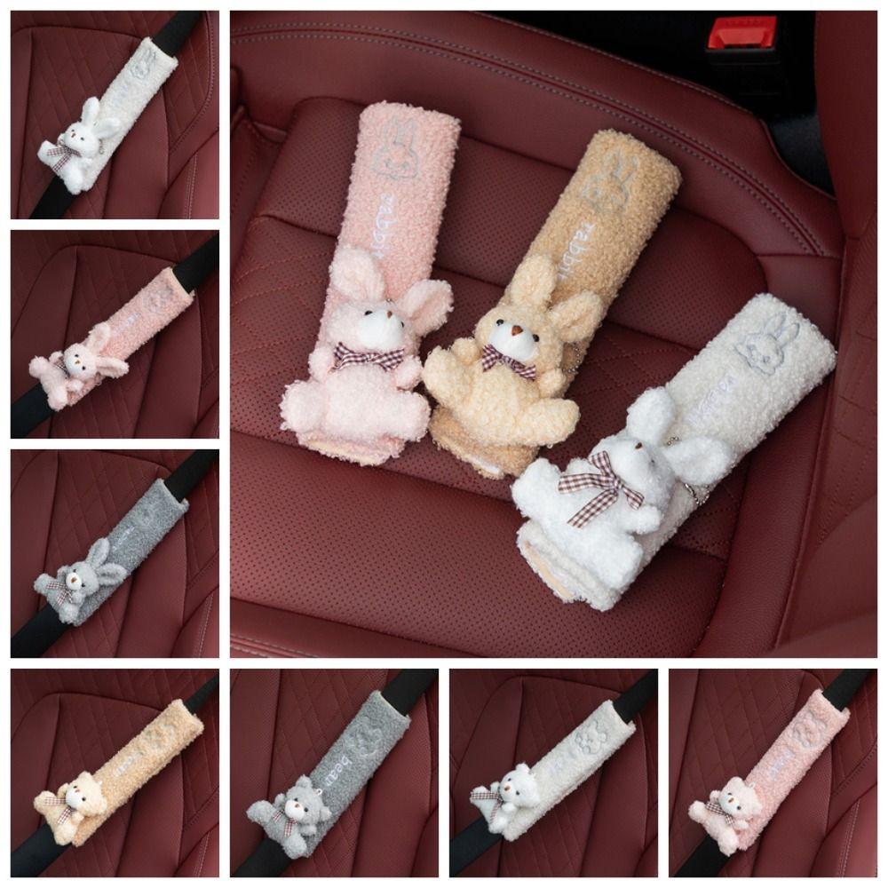 Cartoon Seat Belt Shoulder Guard Polyester Seat Belt Protector New Car Shoulder Protector Car