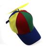 Забавная шляпа Snapback, пропеллер вертолета, приключенческая шляпа для папы, радужная, бамбуковая, бейсбольная кепка со стрекозой для взрослых, детей, мальчиков и девочек