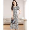 Medium to long versatile temperament floral dress