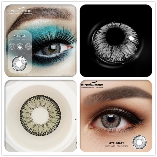 Eyeshare Цветные контактные линзы для косплея для глаз Ayy Series Контактный макияж Sharingan Beauty Красные контактные линзы Косметические цветные линзы для глаз