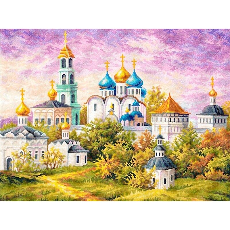 Новый 5D DIY Алмазная картина «Замок», «Снежная сцена», Алмазная вышивка, пейзаж, вышивка крестом, полная круглая дрель, домашний декор, подарок