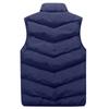 Men  Winter Fashion Stand Collar Color Waistcoat Vest Jacket Top Coat