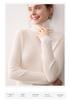 Women's 100% Pure Cashmere Turtleneck Sweater - Slim Fit Knitwear for Autumn/Winter