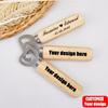 Ваш дизайн здесь Персонализированные гравированные деревянные открывалки для бутылок Сувениры для свадебной вечеринки Индивидуальная открывашка для пива Свадебные подарки