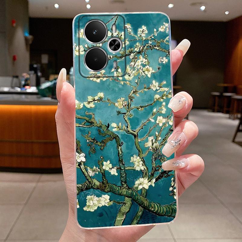 Casing For Realme 14 5G RMX5075 14T RMX5078 Phone Case Clear Luxury Butterfly Fashion Flowers Soft Silicone TPU Protective Cover