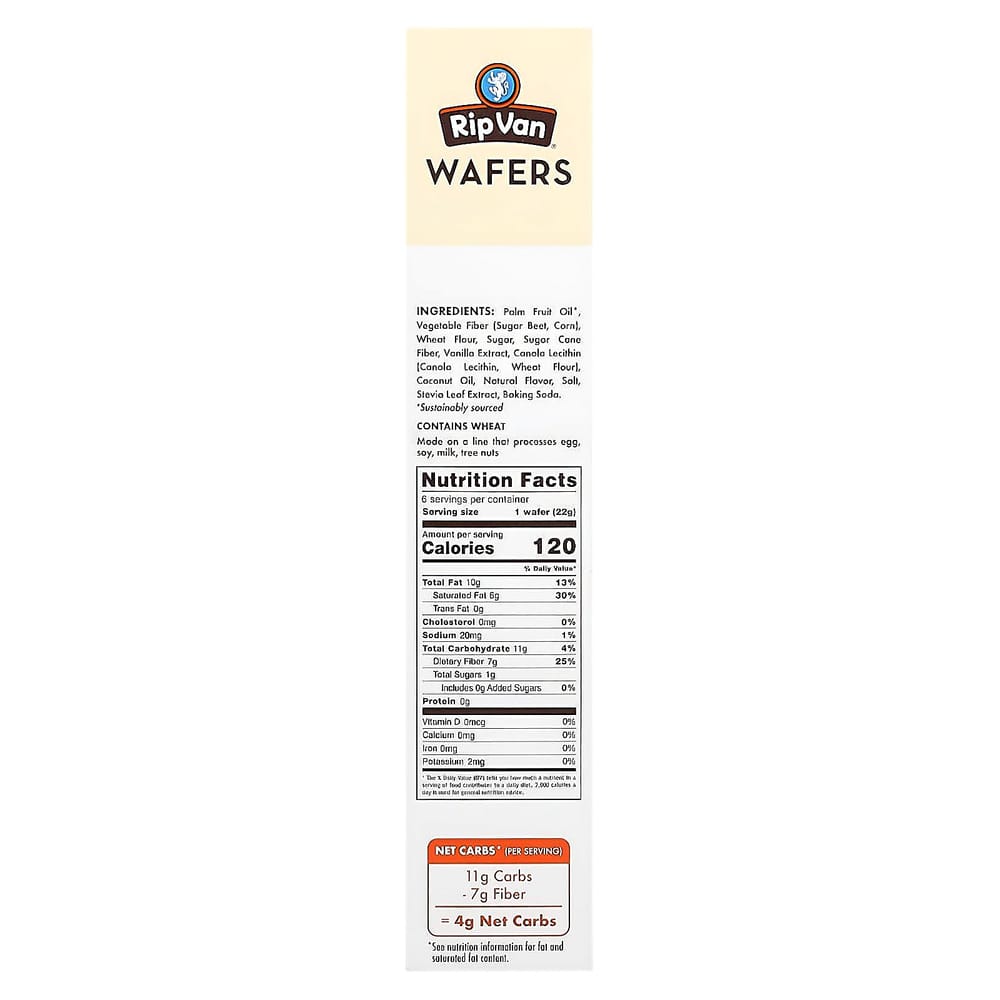 iHerb Vanilla Wafer 6-Pack, 22g (0.78oz) Each