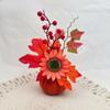 Bonsai Style Halloween Table Ornaments DIY Pumpkin Sunflower Figure  Halloween
