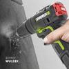 Works Charging Combo Kit Hammer Drill 12V 2.0Ah 2 Batteries BL WU920X