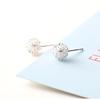 Серьги-гвоздики Beixi Dandelion из стерлингового серебра 925 пробы, круглые, свежий подарок для женщин