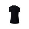 Nike Quick-Dry Logo Crew Neck Pullover Short Sleeve T-Shirt Women Tops Black AQ3210-010