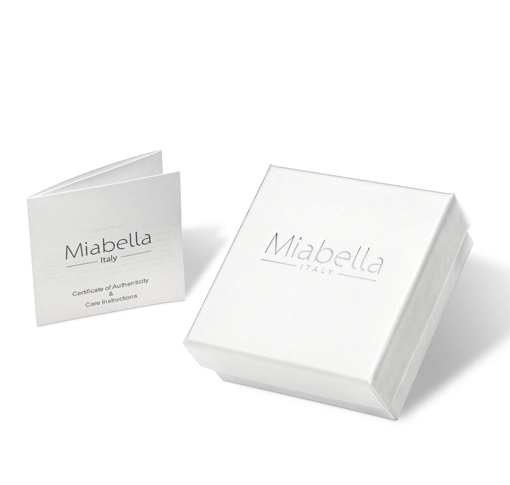 MiaBella Gold Over 925 Sterling Silver Сделано в Италии Натуральная черная шпинель