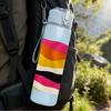 1PC Pride Flag Horizontal Art 750ml Color Plastic Sports Water Bottle Leakproof Flip Straw Lid Suitable for Sports Office Home Use