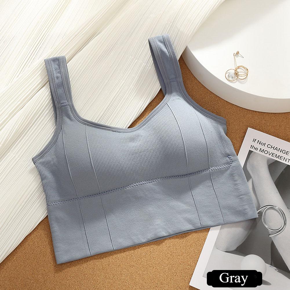 Women Seamless Yoga Bra Breathable Sports Bra Anti-sweat Fitness Top Shockproof Crop Top Push Up Sport Bra Gym Workout Top