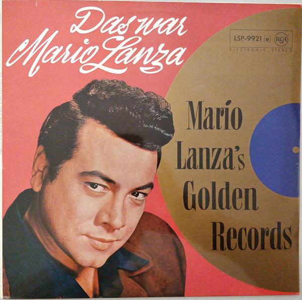 LP Пластинка МАРИО ЛАНЦА - Это был Марио Ланца (Марио Ланца LSP9921 RCA Victor Германия Поп Б/У