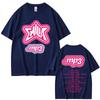 Singer Emilia Mernes MP3 Tour Print Tshirt Male Casual Tshirt Men Hip Hop Oversized Crewneck T Shirts Mens Vintage Tees