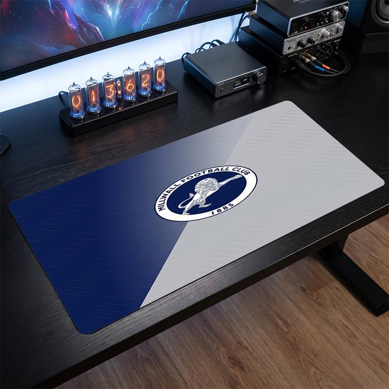 Игровой коврик для мыши Millwall Football Print, большой, противоскользящий, расширенный, для игрового стола, офиса, дома