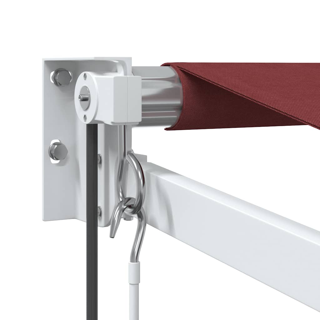 Automatic Awning Burgundy Red 350x250 cm