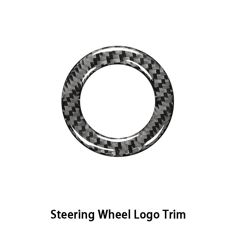 Углеродное волокно, центр управления, воздуховыпускное отверстие, внутренняя отделка, наклейка, украшение, стильные аксессуары для автомобиля Volkswagen Golf 7