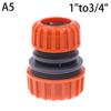 Garden Watering Hose Plastic Quick Connector 1/2" 3/4'' 1'' Double Male Coupling Joint Adapter Extender Set For Pipe