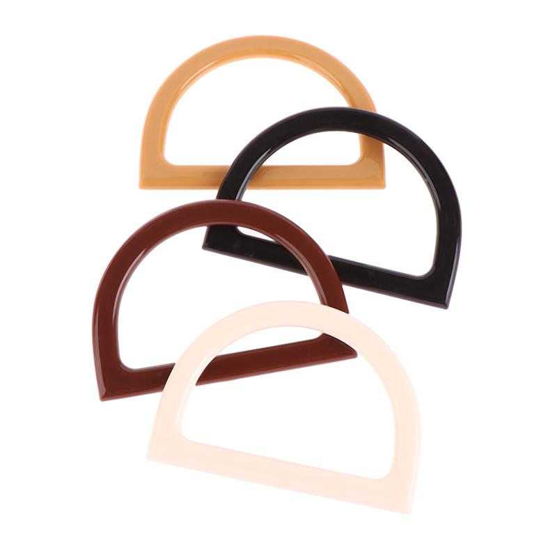 1 пара круглых D-образных ручек для сумки, металлическое кольцо, сменные ручки для сумки, кошелек «сделай сам», аксессуары ручной работы для багажа